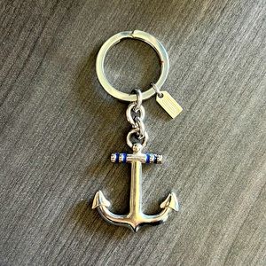 Coach anchor keychain